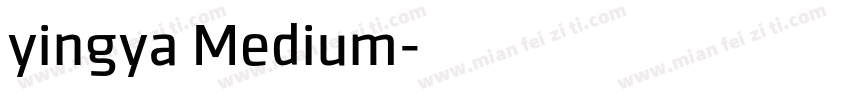 yingya Medium字体转换